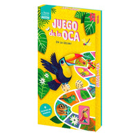 JUEGO DE LA OCA ¡EN LA SELVA!. JUEGO DE MADERA