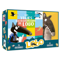 LOS VIAJES EXTRAORDINARIOS DE LOBO.  COFRE CON PELUCHE