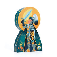 PUZZLE SILUETA. EL CABALLERO DE LA LUNA LLENA