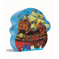 PUZZLE SILUETA. EL BARCO PIRATA
