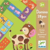 PUZZLE DOMINÓ. GRANJA  EDUCATIVO.