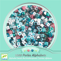 PERLAS ALFABETO PLATEADAS