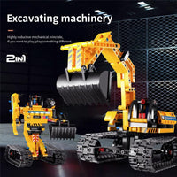 EXCAVADORA + ROBOT. IMMASTER. 2 EN 1