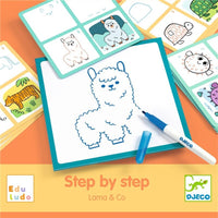 EDULUDO STEP BY STEP. LAMA & CO. DIBUJAR