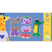 PUZZLE TRIO SAVANA.  EDUCATIVO.