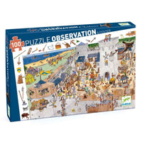 PUZZLE OBSERVACIÓN. CASTILLO. 100 PIEZAS